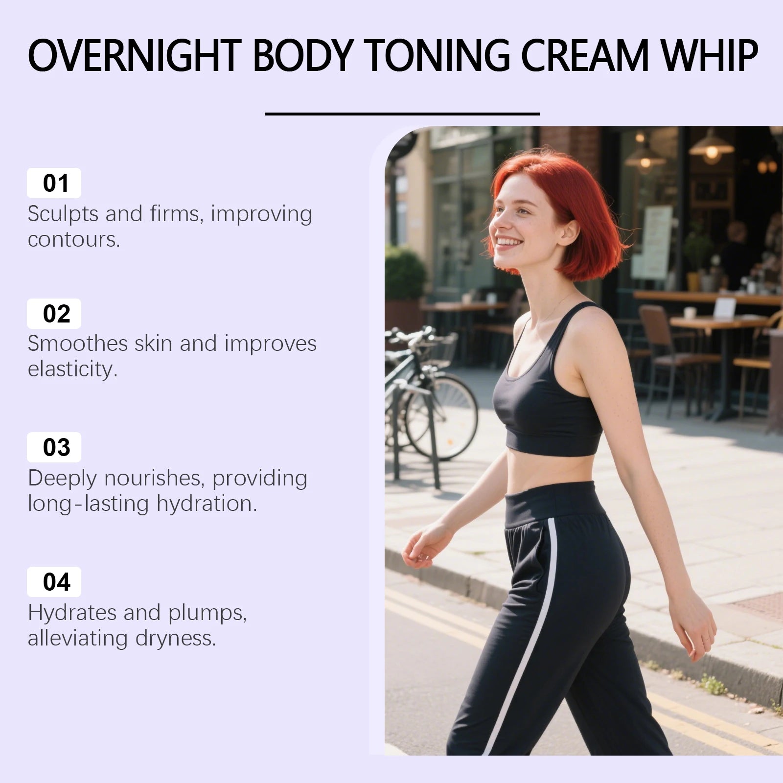 100G Body Toning Cream Gentle Nourishing Enhance Skin Elasticity Firming Lightweight Non-greasy Tightening Body Shaping Lotion
