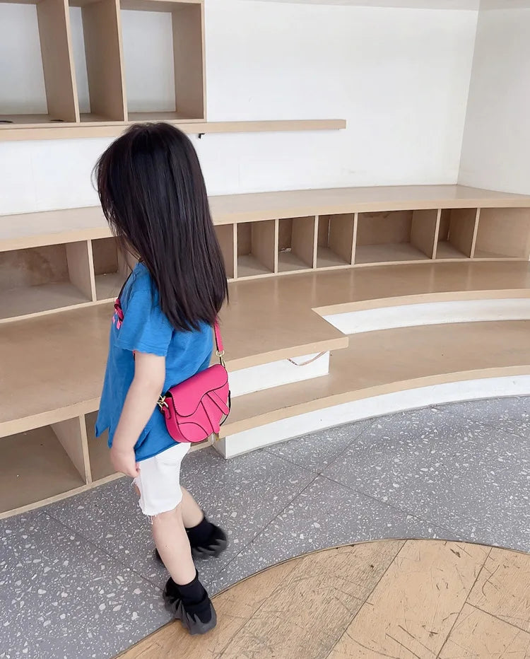 Children Messenger Bag Fashion Kids Bags for Girl Shoulder Bags Solid Children Backpack Mother Kids Mochila Сумка Через Плечо