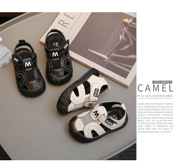 Boy Sandals 2026 summer New Baby Walking Shoes Soft Sole Girls' Sandals Mesh Shoes Children's Sandals Versatile Children's Shoes