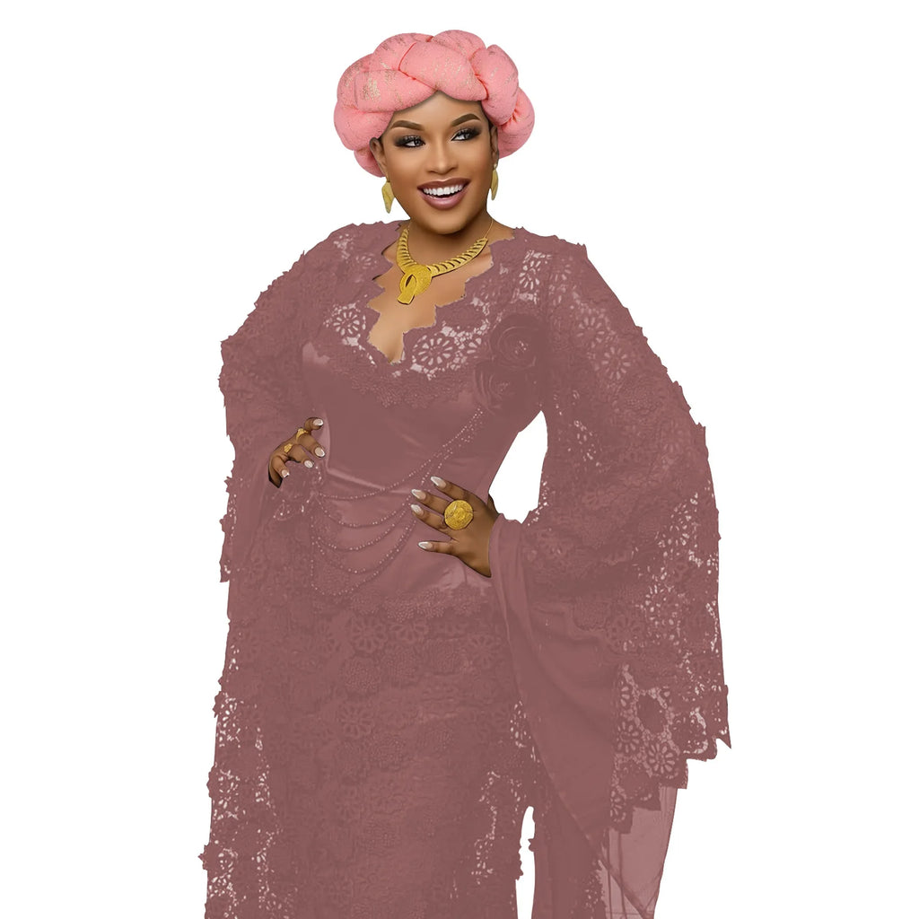 African Auto Gele Headtie Already Made Headties Turban Cap for Women Nigeria Hijab Braid Head Wrap Wedding Party Headpiece