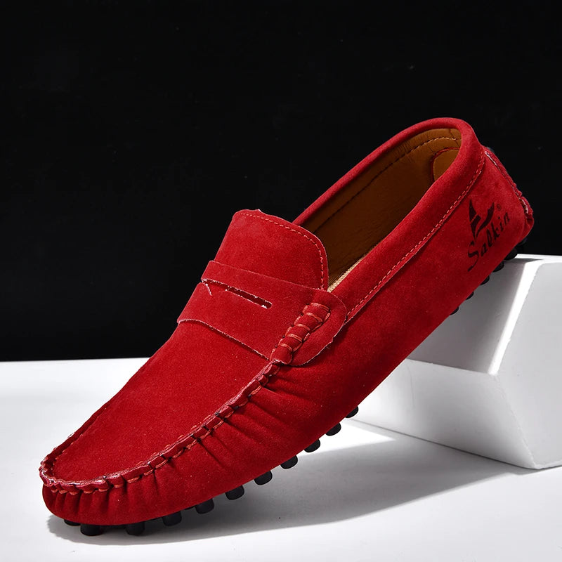 High Quality Women Shoes Lightweight Leather Moccasins Handmade Comforty Fashion Sneakers Mom nurse Flats Soft Walking 2025 New