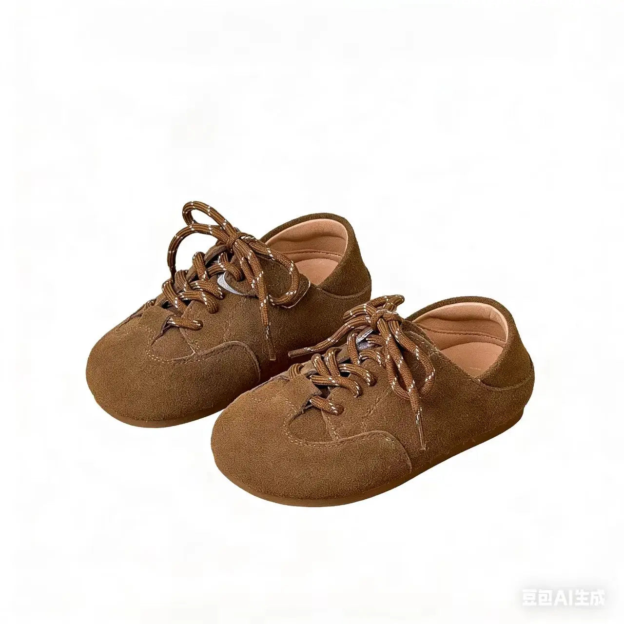 Children's shoes Korean version girls' leather shoes retro Boken shoes new boys' single shoes soft soled baby casual shoes