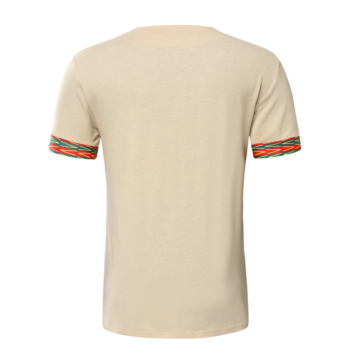 2026 Men's African Traditional Clothing Men Dashiki Short Sleeve T-shirt Fashion V-neck Printed Ethnic Style Casual Tops for Men