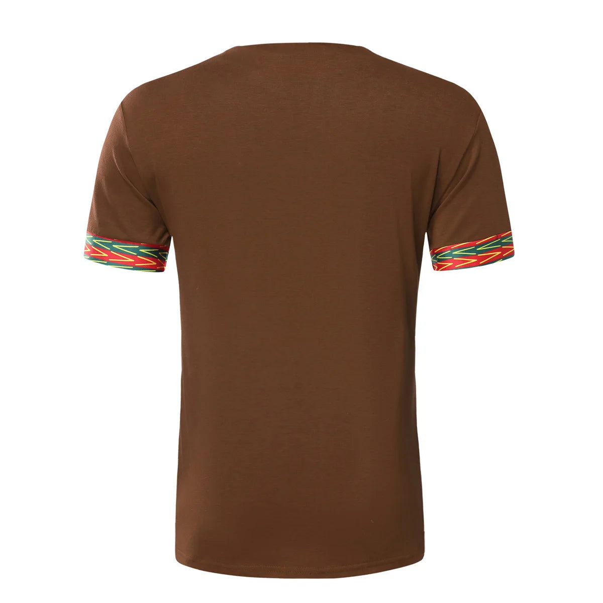 2026 Men's African Traditional Clothing Men Dashiki Short Sleeve T-shirt Fashion V-neck Printed Ethnic Style Casual Tops for Men