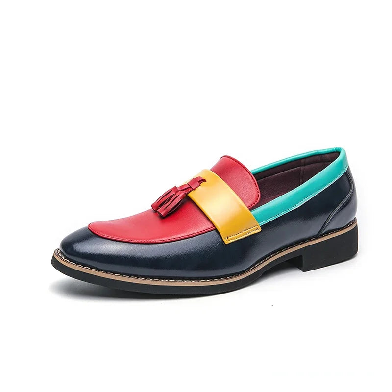 leather shoes Men's color increase thick-soled men Casual sneakers new non-slip business casual dress shoes work men's shoes