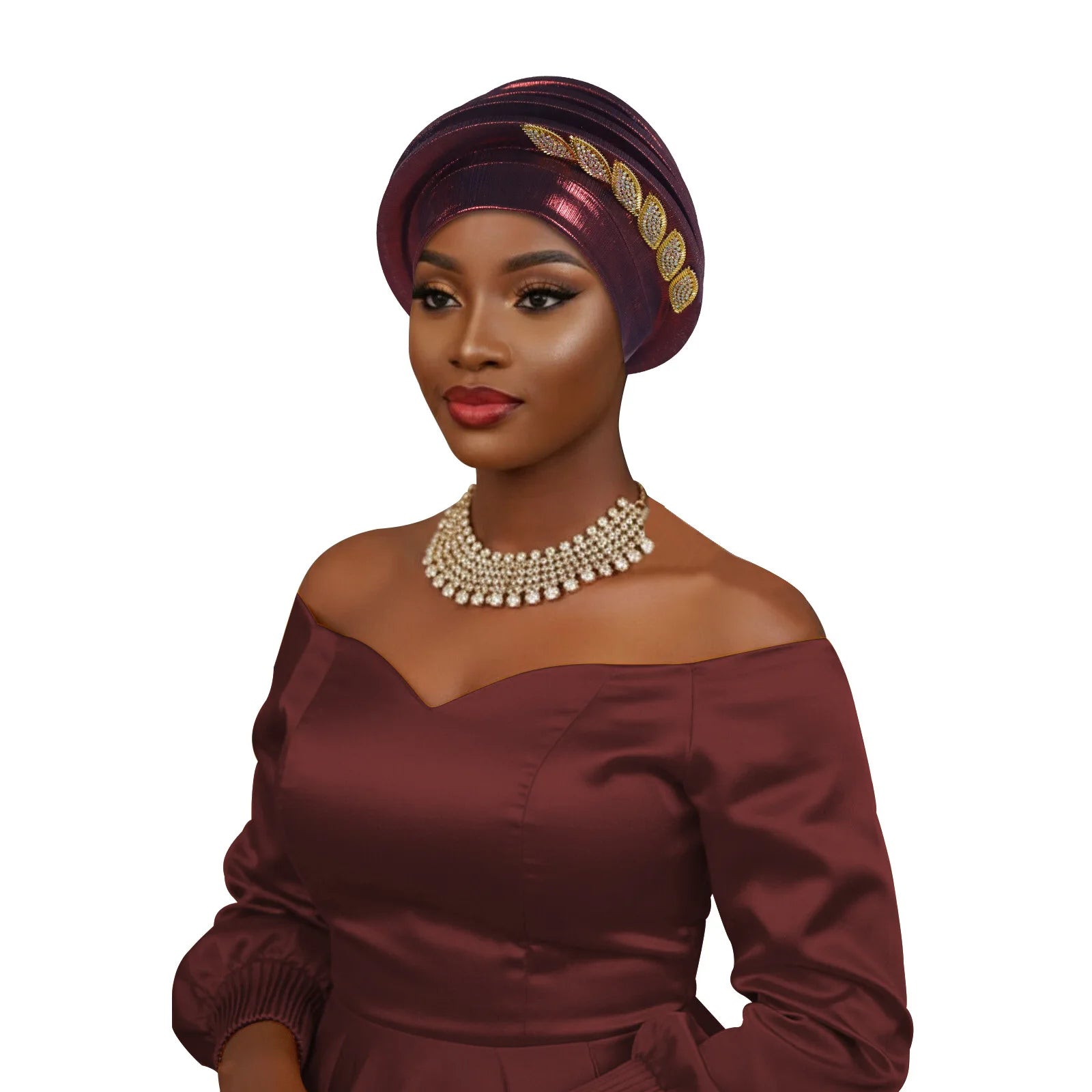 Ready African Auto Gele Headtie Women's Turban Cap Nigeria Wedding Geles Muslim Head Wraps Bonnet Turbante Mujer 2026 New