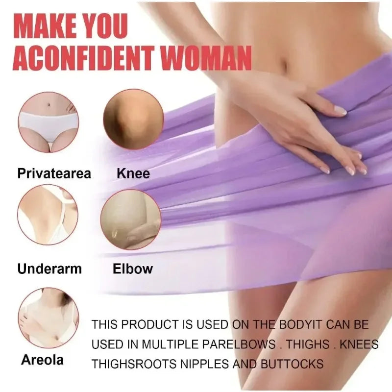 Skin Whitening Cream for Dark Skin Lightening Private Parts Whitening Cream  Arm Thigh Body Knees Whitening Brighten Skin Mild