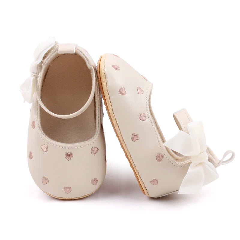 Baby Girl Shoes Cute Bowknot High Quality PU and TPR Sole Anti-slip Toddler Newborn 0-9-18 Months Prewalking Sandal 2024 BJZ3212
