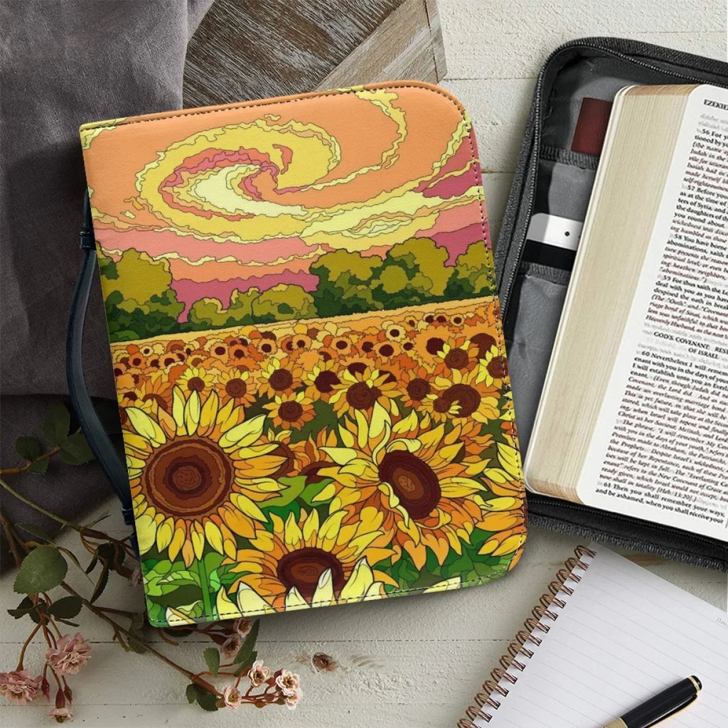 Christianity Church Bible Bag Man Of God 1 Timothy 6 11 Lion Warrior Verse Design Bible Cover Case PU Handbags Study Book Boxes