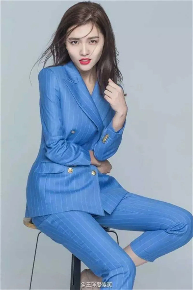 50cm Spring fashion Stripe Suit Fabric Atiku Fabric for Men High Quality Men's jacket Fabrics  Business  fabric Set sewing