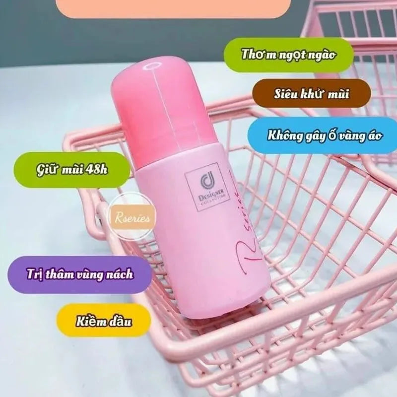 Rseries Roll On 50g/bottle, Black Underarm Remove Odor Sweatproof Brightening moisturize Armpit Skin For Men Women