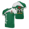 Nigeria Flag Men's T-shirts Nigerian Emblem Graphic Print Africa Clothing Ropa Hombre Summer Oversized Short Sleeve Male Tops