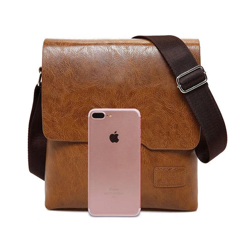 Newest Man Messenger Bag Men Pu Leather Shoulder Bags Business Crossbody Casual Bag Vintage Handbag Free Shipping