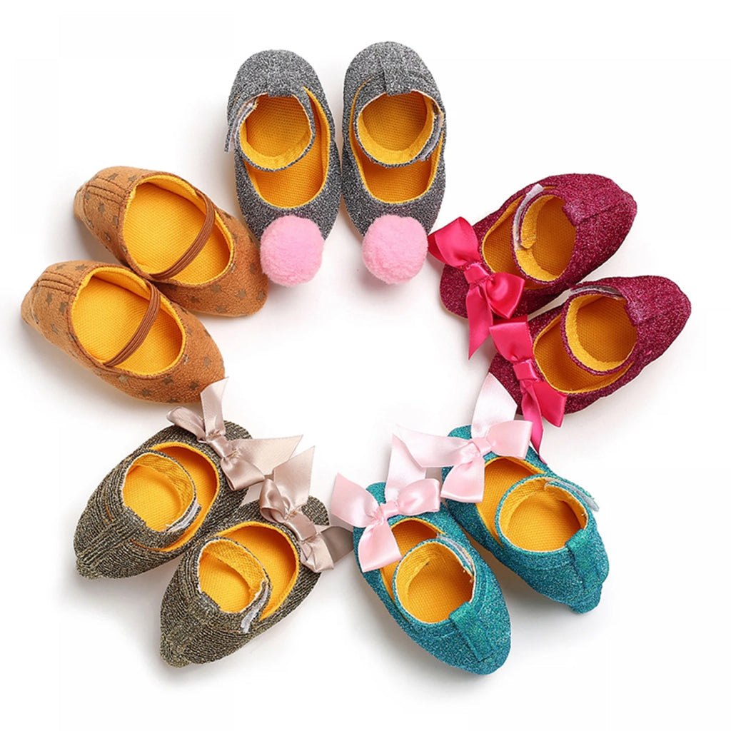 Baby Girls Princess High Heels Photography Accessories Cute Fashionable Infant Bow Decor Dress Shoes Party Photography Props