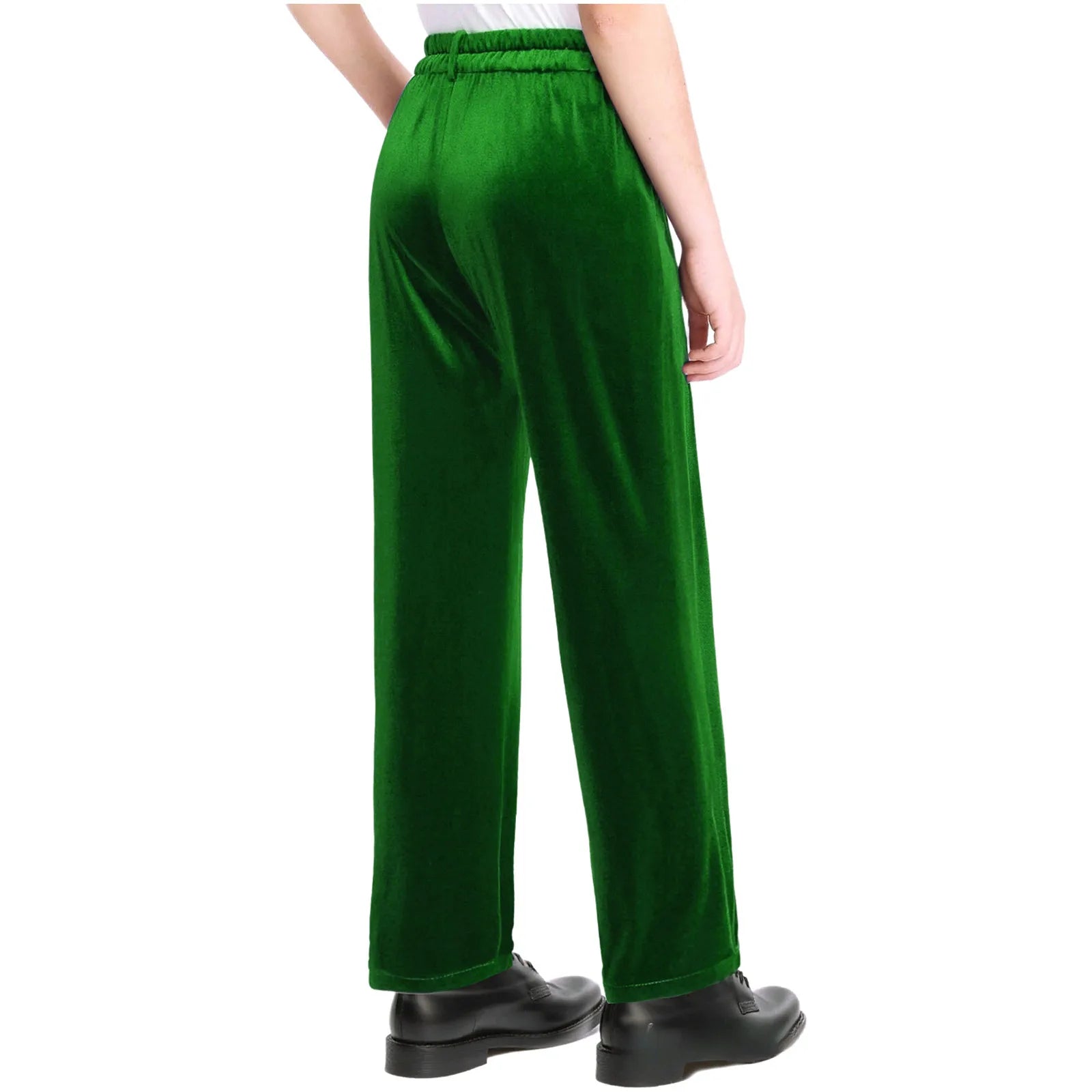 Kids Boys Velvet Pants Gentleman Suit Trousers Christmas Costume Straight Pants for Formal Party Birthday Wedding Child Trousers