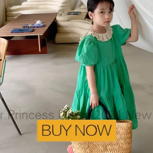Girls Summer Clothes Girls Clothes 2 To 8 Years Cute Girls' 2-Piece Set with 3D New Letter Top and Ruffle Skirt for Summer