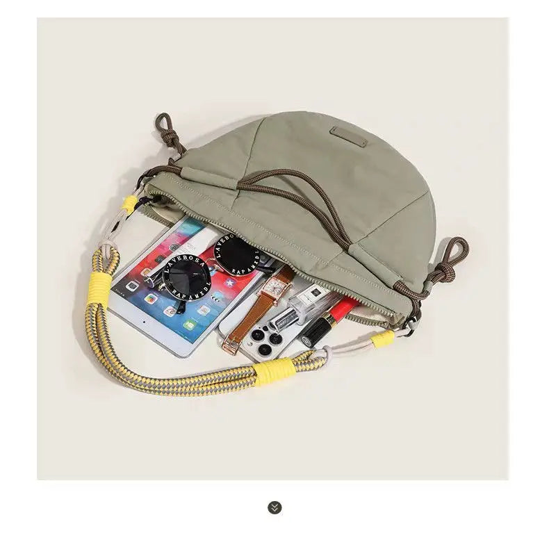 Women Bags Nylon 2026 New Fashion Luxury Korean Sweet Office Lady High-Capacity Shoulder Bag Handbag
