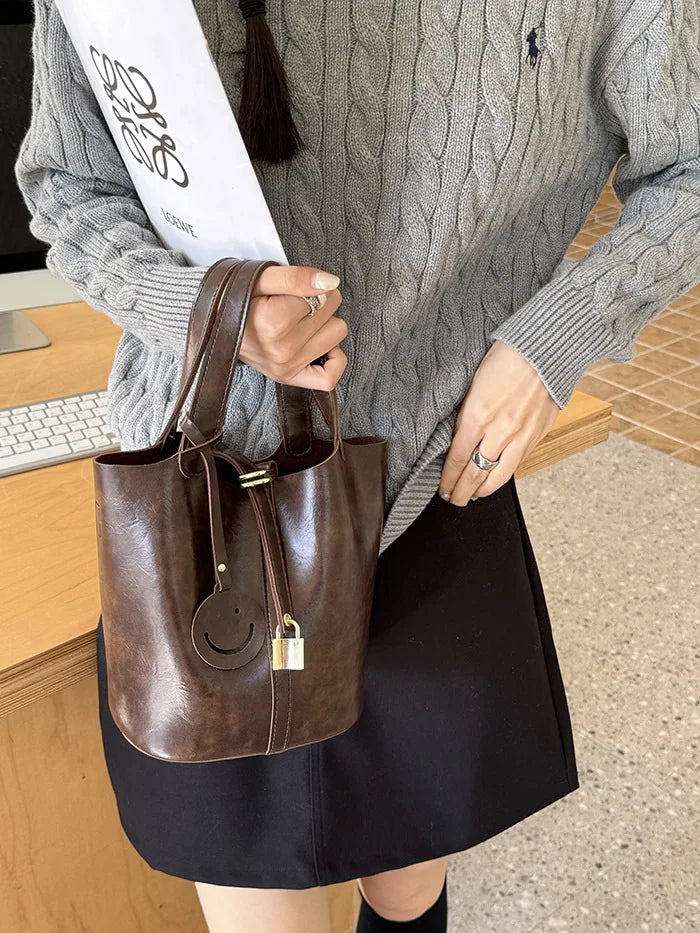 Women Bags Handbags Bucket Bag Shoulder Bag Crossbody Bag Fashion Buckek Tote Bag Leather Luxury Desginer Big Lady Hand Bags