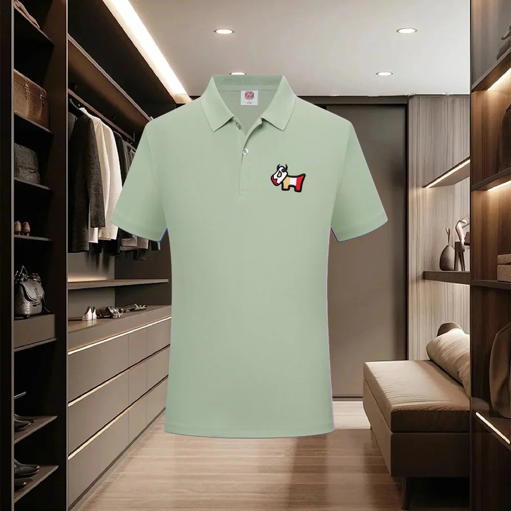 Men's collar polo shirt, casual business fashion, slim fit polo shirt, new summer 2026 collection
