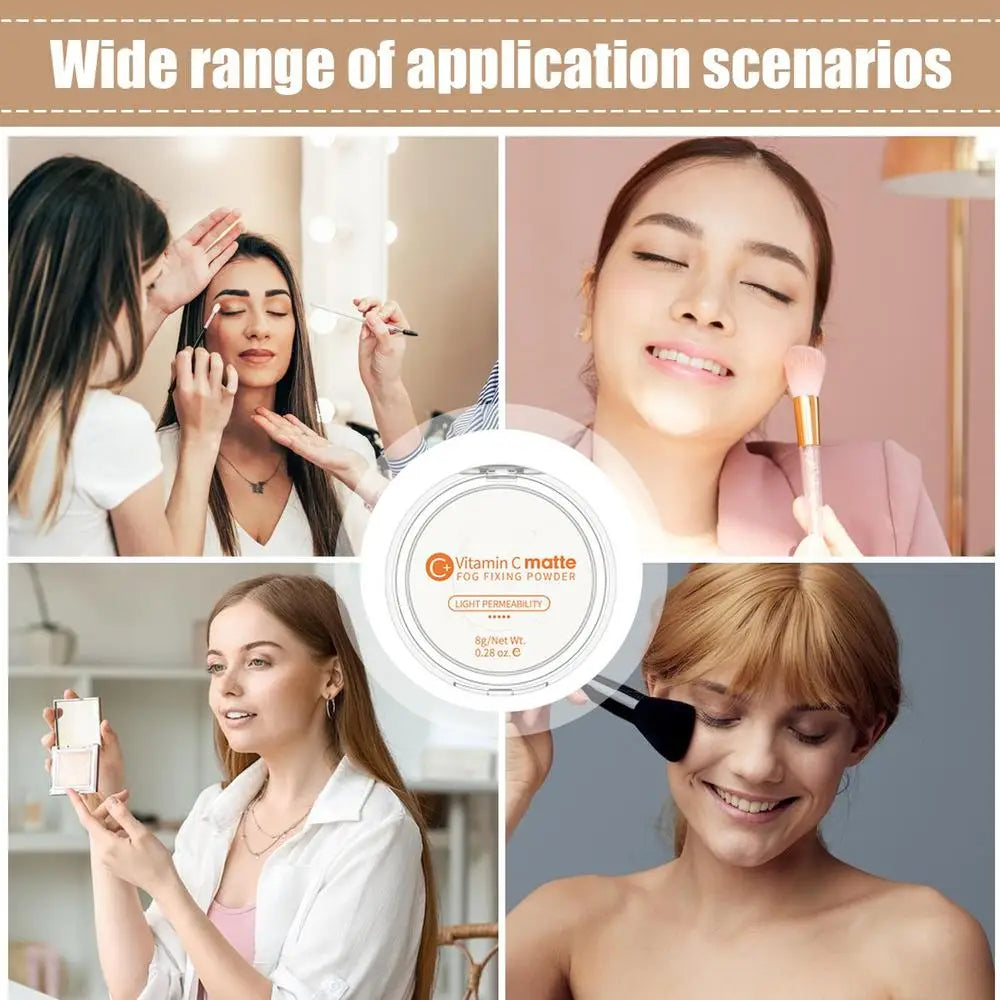 Make Up Face Powder Pressed Powder Brighten Oil-control Nude Makeup Pressed Powder Foundation Makeup Base Cosmetics