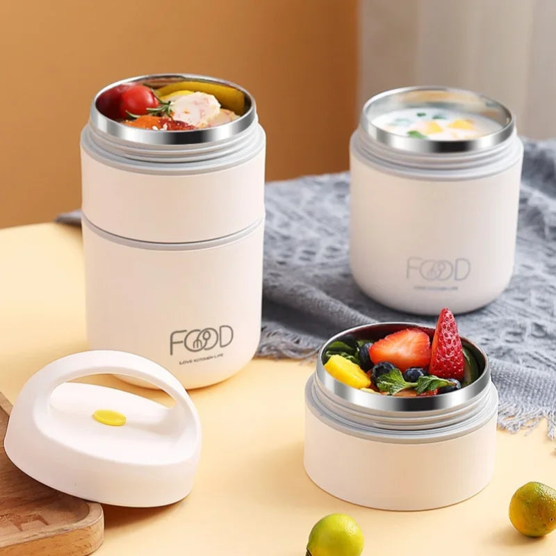 Portable Kids Thermal Lunch Bag 304 Stainless Steel Bento Box Children School Picnic Food Storage Lunch Boxes Container Bags