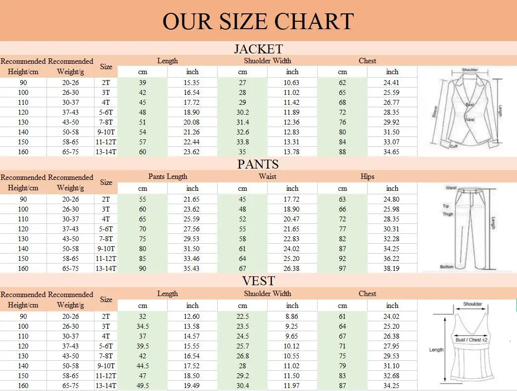 Girls Black 4 Piece Slim Fit Suit Set Jacket Vest Pants Bowtie Classic Elegant Formal Wear For Wedding Performance Prom Ages 2