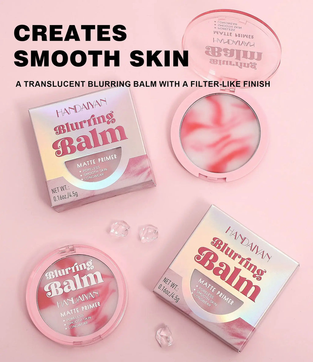 Waterproof Light Mist No-Powder Matte Concealer - Oil Control Brightening Complexion Setting Powder with Powder Puff for Makeup