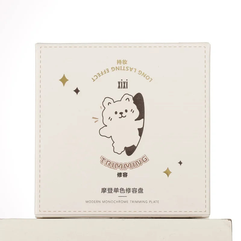 Xixi Contouring Matte Highlight Make Up Face Body Sculptor Shading Bronzer Contour Powder Palette Shadows Cosmetics Cute Makeup