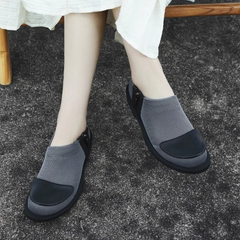 Women's Loafers 2026 New Style Genuine Leather Single Shoes for Women, Low Heel, Breathable, Luxurious Sneakers Women Shoes
