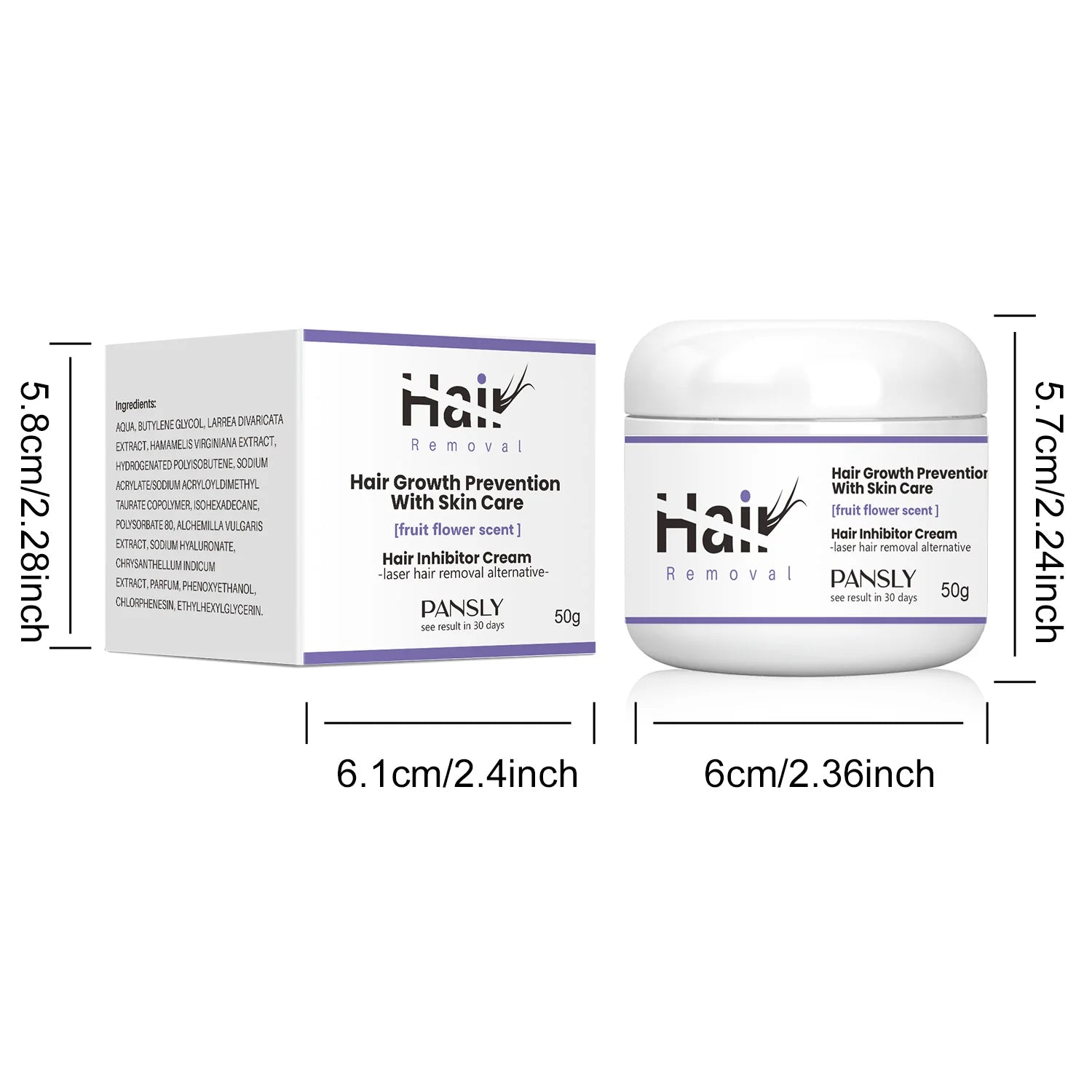 100ML Hair Removal Spray Intimate/Private Pubic And Bikini Area Painless Depilatory Inhibits Hair Growth Skin Silky Smooth