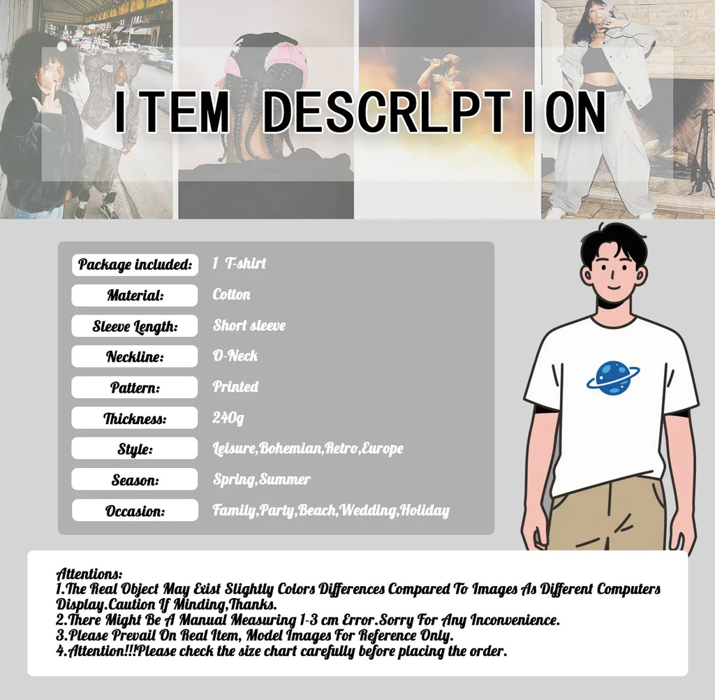 Hip hop Summer Men's T-shirts Casual Loose Demonade Vintage Wash Japanese Design Tees 2026 Fashion Short Sleeve Tunics Unisex