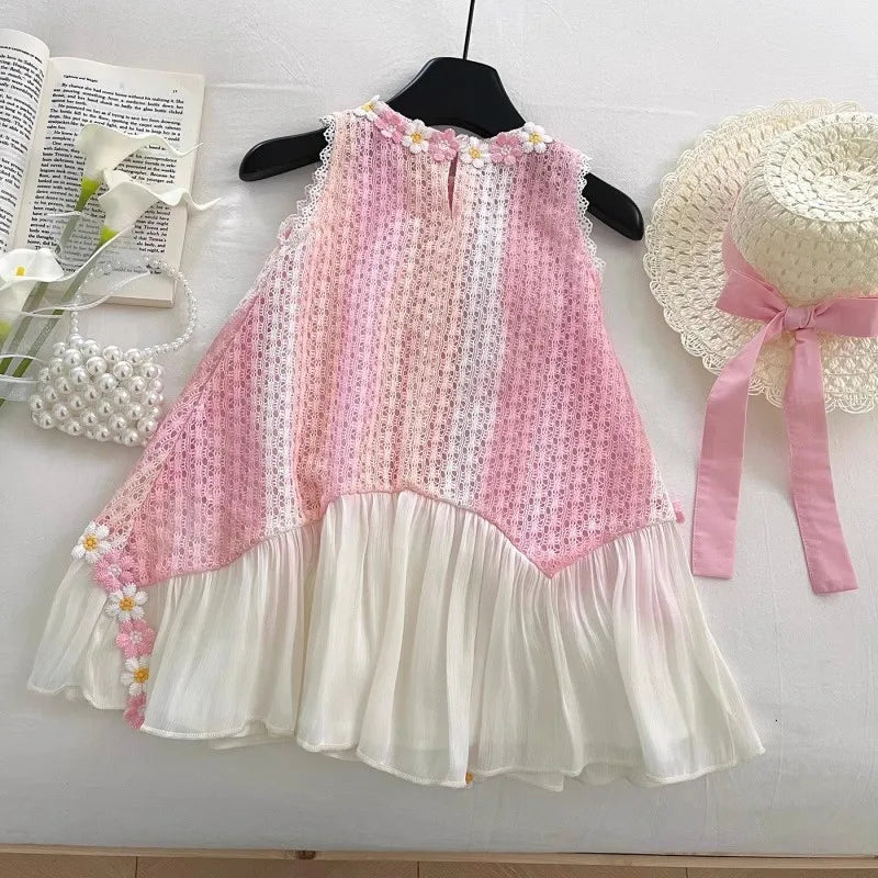 Summer Dress for Baby Girl & Toddler - New Style Thin Fashion Kids Clothing, Cute Casual Wear Party Dress for Kids Girl