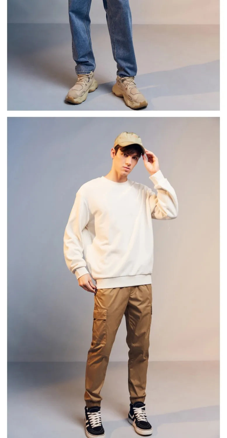 Basketball U S A Streetwear Printing Men Sweatshirt O-Neck Pullover Hoody Fashion Casual Clothing Loose Oversized Tracksuit Man