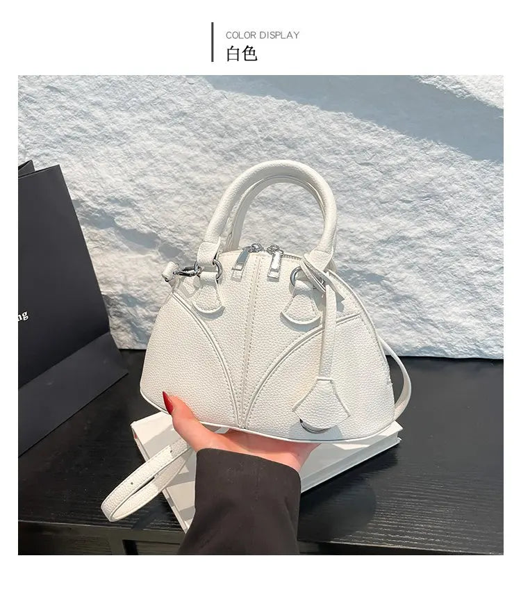 Luxury Unique Diaper Bag Shoulder Purse Ladies Trendy Design Minimalist Textured Original Square Satchel