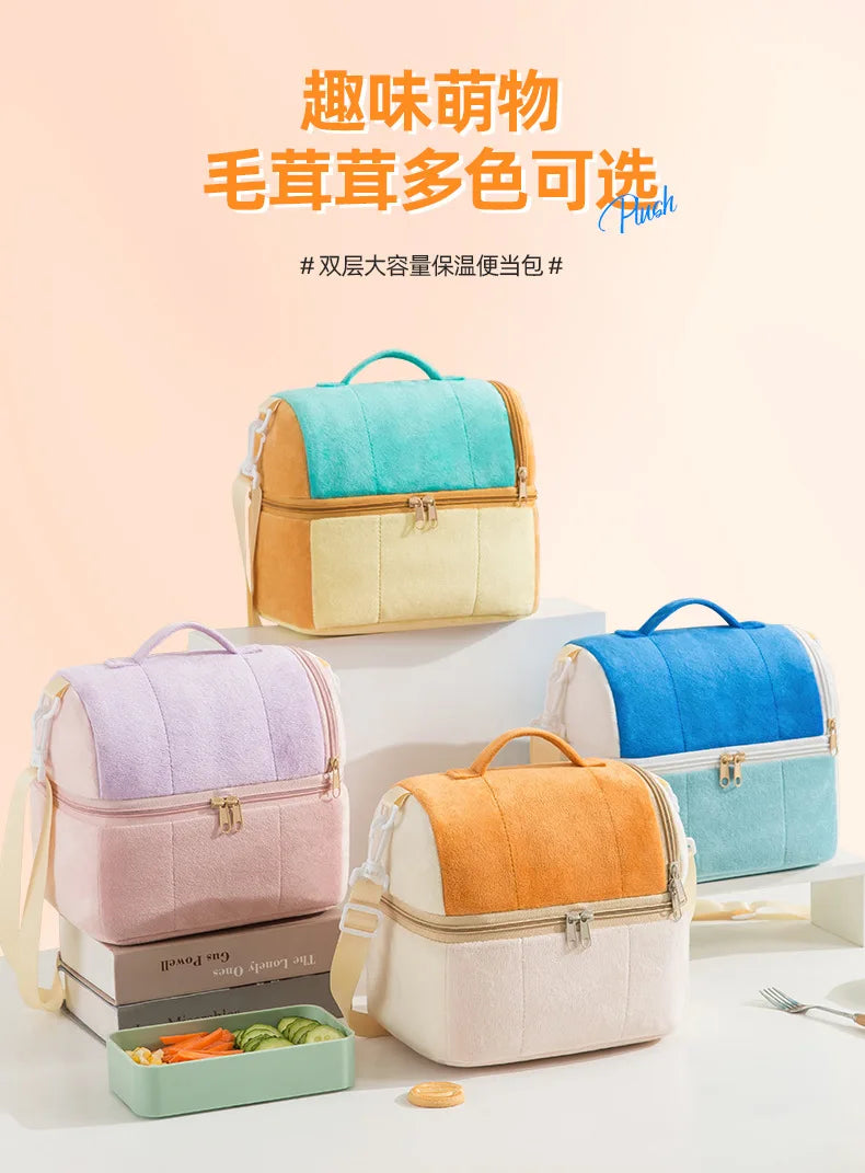 Thermal Bag Lunch Box For Work Picnic Bag Car Bolsa Refrigerator Portable Cooler Bag Food Backpack