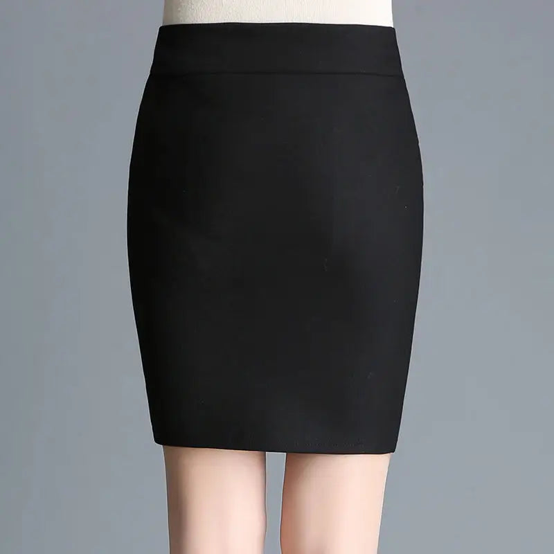 Office Lady Skinny Business Attire Red Hip-hugging Skirt Summer New Women Basic Versatile Fashion Casual Mini Office Wear Skirts