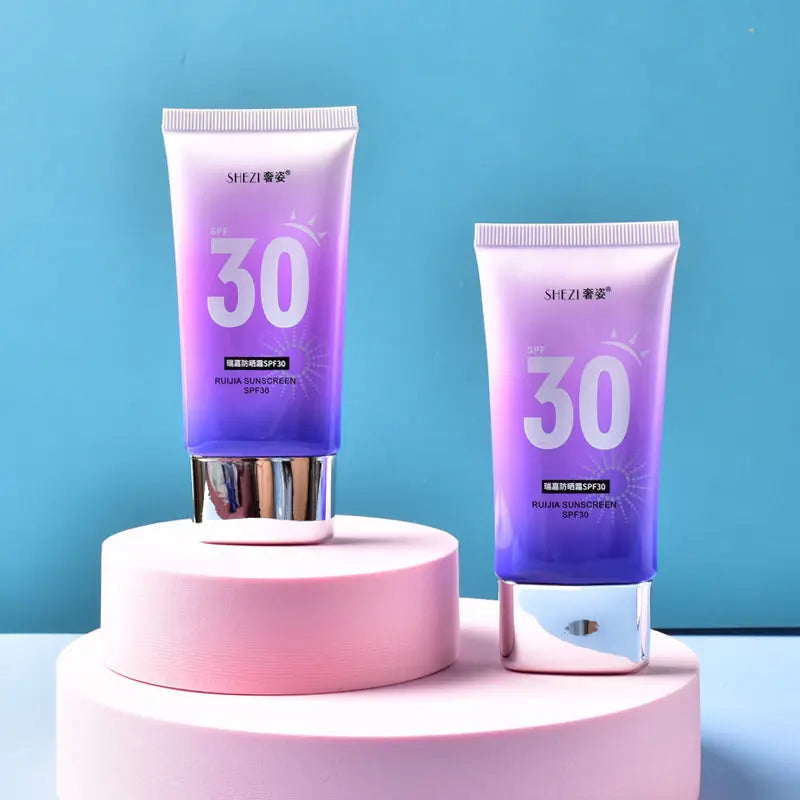 Original SPF30 Shezi Facial Body Sunscreen Whitening BB Cream Milk UV Sunblock Skin Protective Cream Anti-Aging Oil-control
