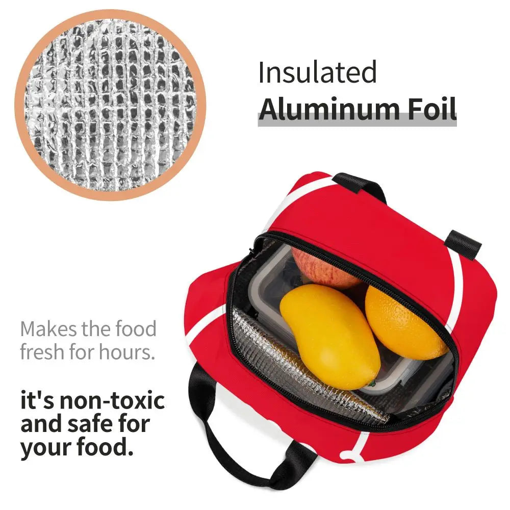 Custom Italy Nutellas Thermal Insulated Lunch Bag Women Portable Lunch Container for Outdoor Picnic Storage Food Box