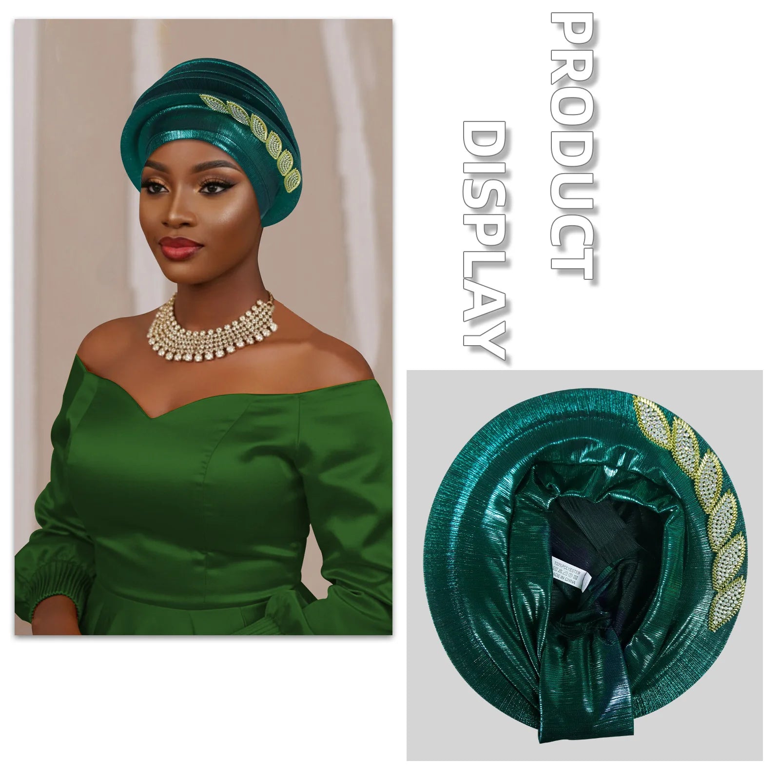 Ready African Auto Gele Headtie Women's Turban Cap Nigeria Wedding Geles Muslim Head Wraps Bonnet Turbante Mujer 2026 New