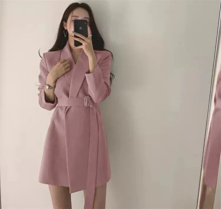 Women's Blazers New in Outer wears New in Casual Temperament High Quality Jacket Ladies Tops White Official Blazer Women