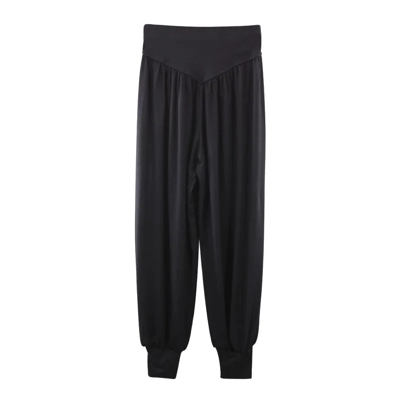 Kid Girl Dance Yoga Full Length Pants Ladies Ballet Belly Dance Trousers Loose Pant Men Women Bloomers Штаны для йоги