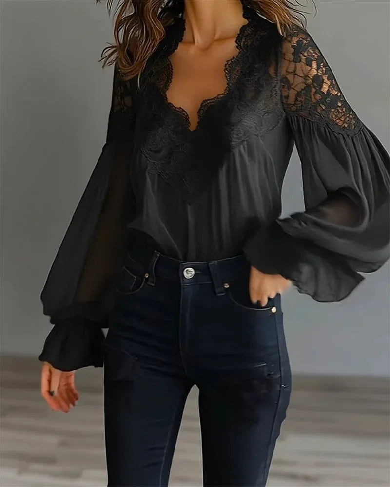 Women Blouses 2026 Spring Autumn Long Sleeve Blouse Woman Blouse Shirt Office Elegant Work Shirt Top Blusas Mujer De Moda