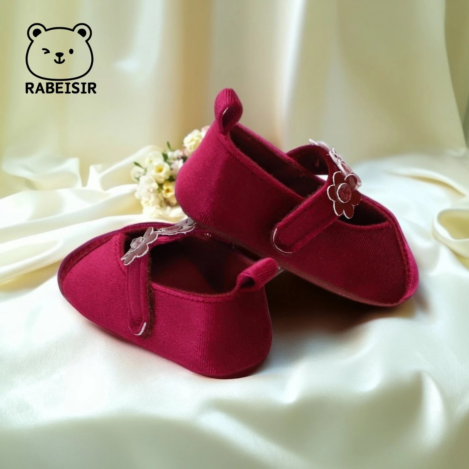 Baby Girl Princess Shoes 0-18 Months Baby Walking Shoes Fashionable and Sweet