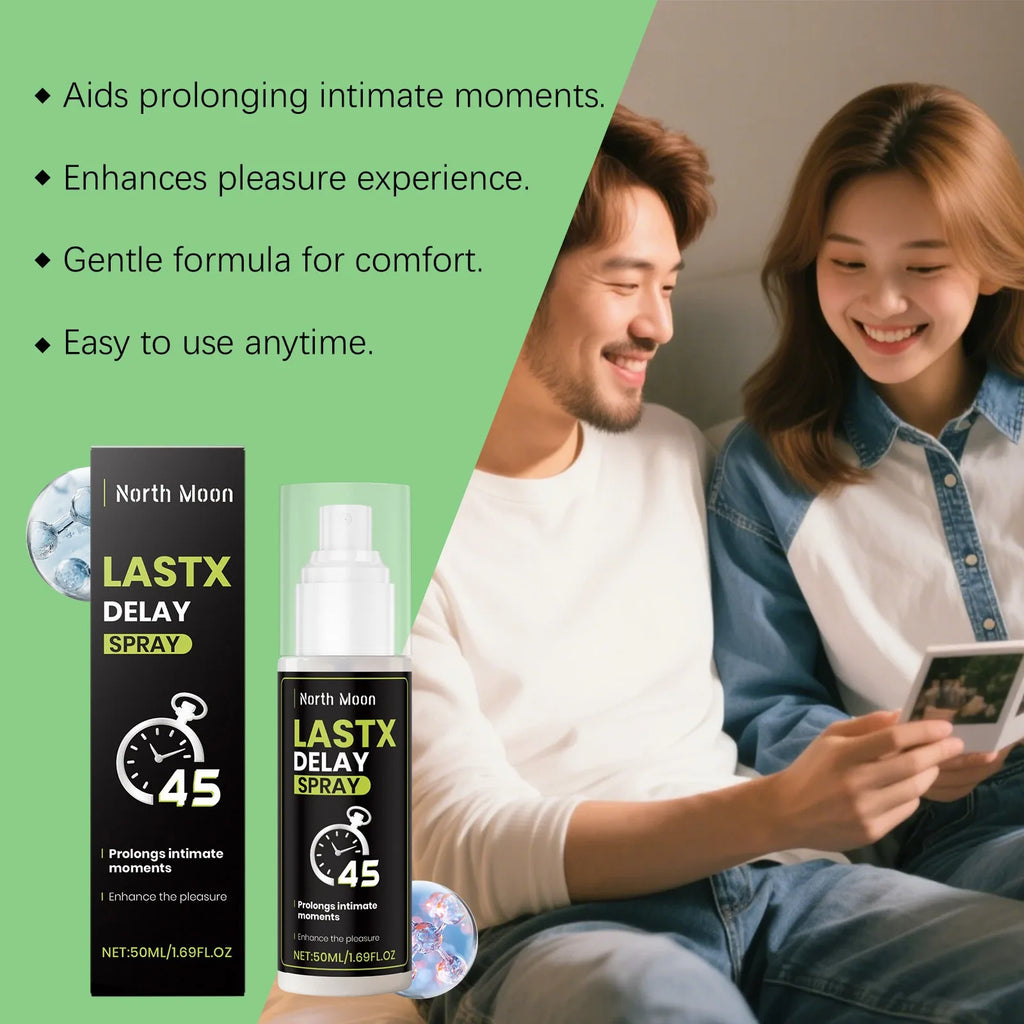 North Moon Herbal Men Body Care Spray Gentle Moisturizing Intimate Caring Reducing Scratch Increasing Energy Private Area Sprays