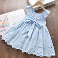 Baby Girls' Elegant Dresses 206 New Summer Kids Party Costumes Girl Floral Princess Outfits Children Vestidos Clothing