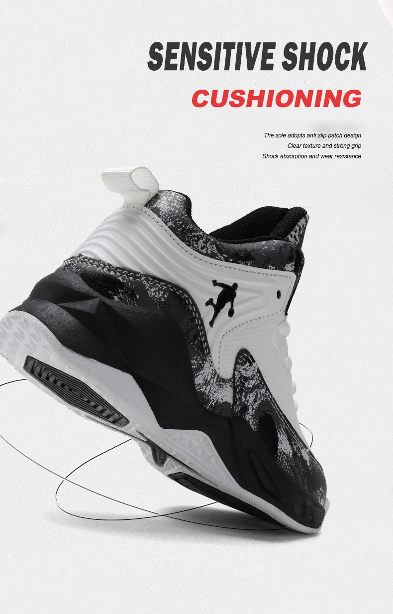 Children's Basketball Shoes for Boys Kids Sneakers Outdoor Non-slip Sports Running Child Girls Basket Trainer Shoes Walking Shoe