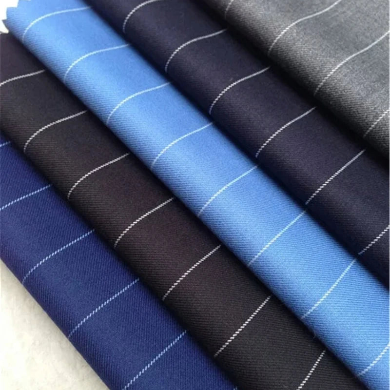 50cm Spring fashion Stripe Suit Fabric Atiku Fabric for Men High Quality Men's jacket Fabrics  Business  fabric Set sewing