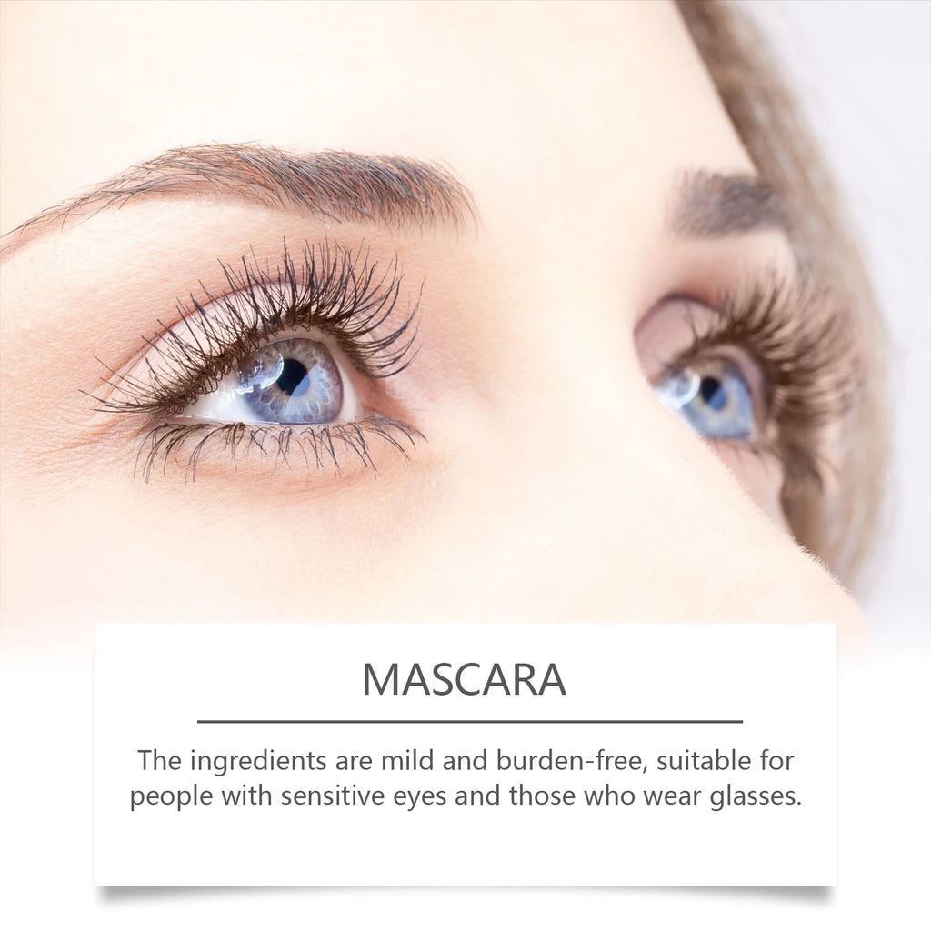 Brown Mascara Natural Curls Long-Lasting Makeup Waterproof Sweatproof Lengthens Eyelashes Anti-Fouling Eye Black Eye Cosmetics