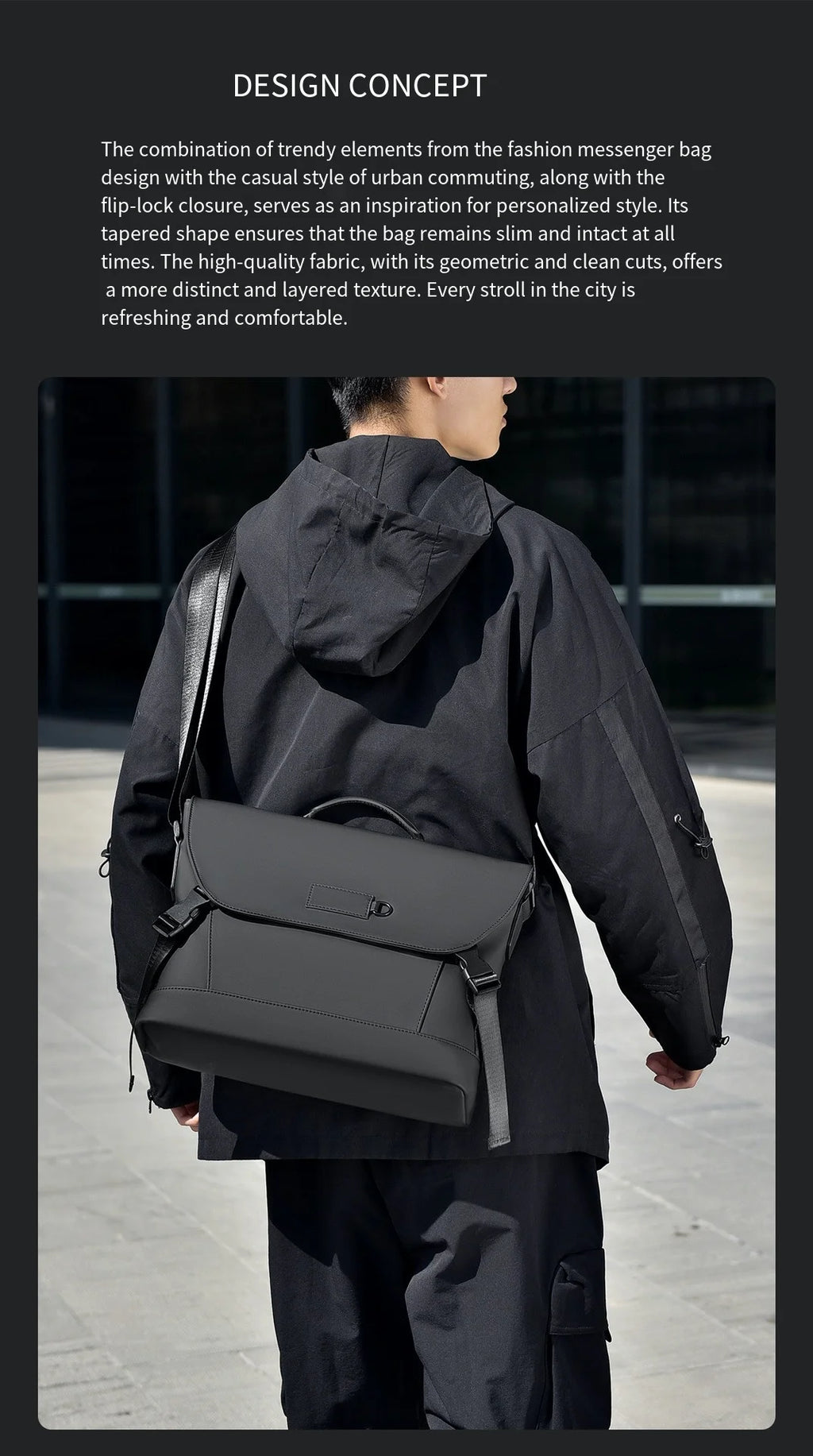 New Briefcase, High-End Business Crossbody Bag, Commuter Travel Backpack, Large-Capacity Shoulder Bag, Fashionable Water-Repellent Handbag, Laptop Bag, Solid Color Casual Bag