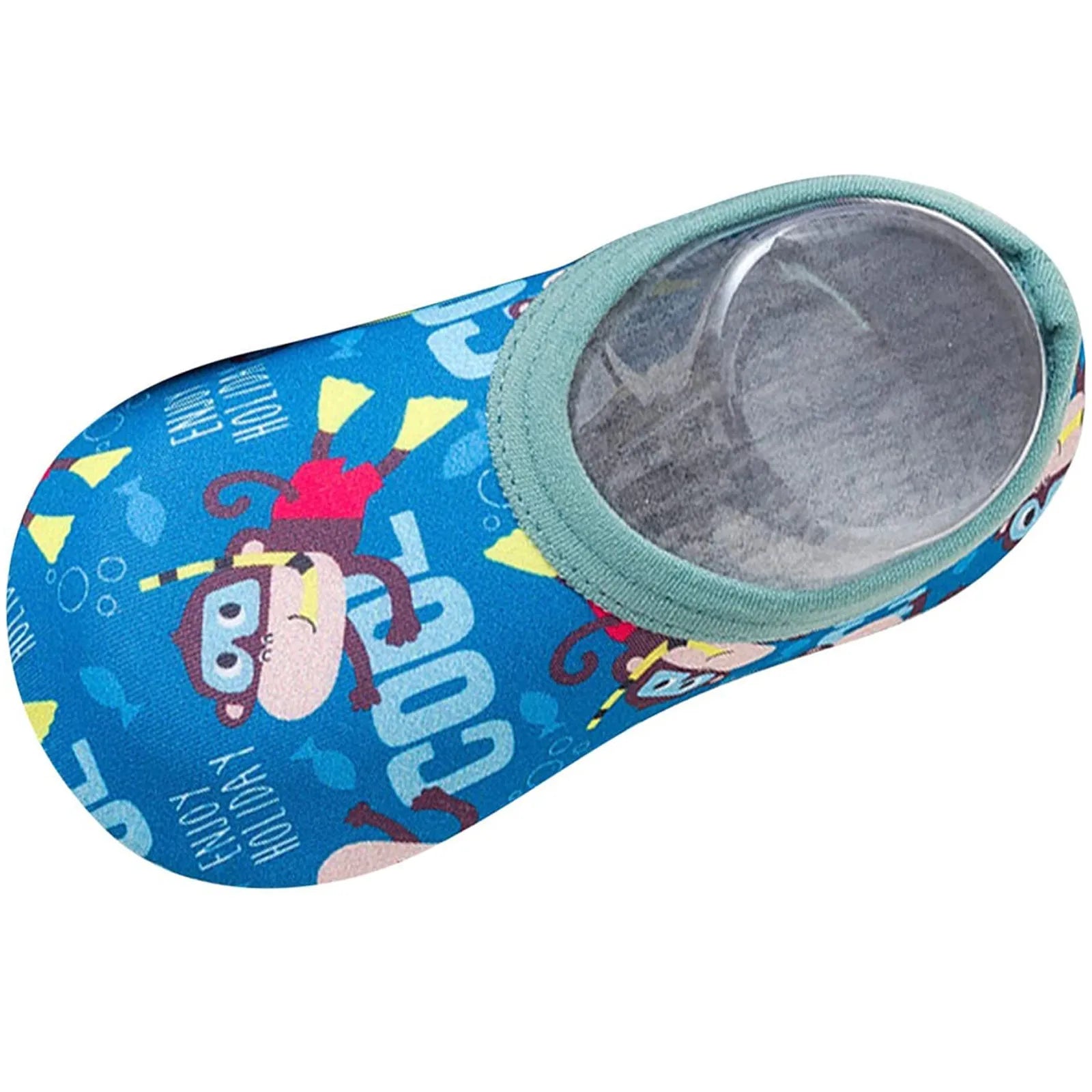 Baby Boy And Girl First Walkers Cartoon Printed Cute Quick Dry Shoes Toddler Shoes Beach Outdoor Lighweight Shoes